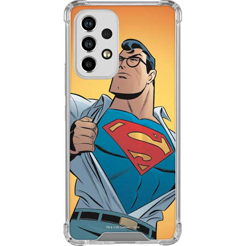 DC Comics Superman 90's Animated Series Galaxy A53 5G Clear Case