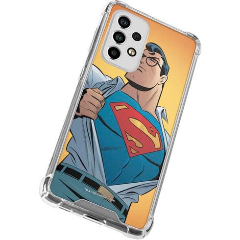 DC Comics Superman 90's Animated Series Galaxy A53 5G Clear Case