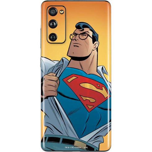 DC Comics Superman 90's Animated Series Galaxy S20 Fan Edition Skin