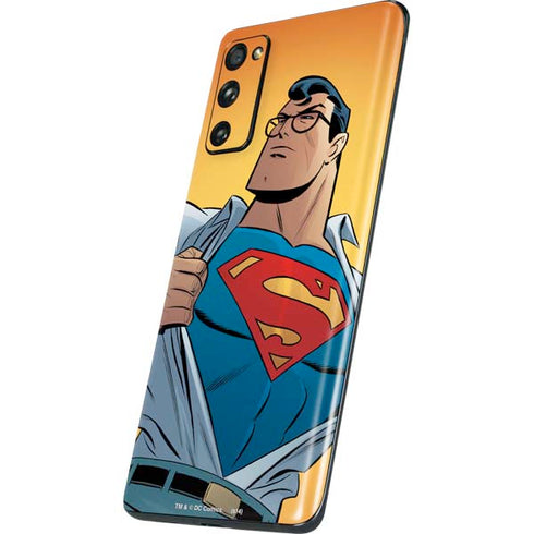 DC Comics Superman 90's Animated Series Galaxy S20 Fan Edition Skin