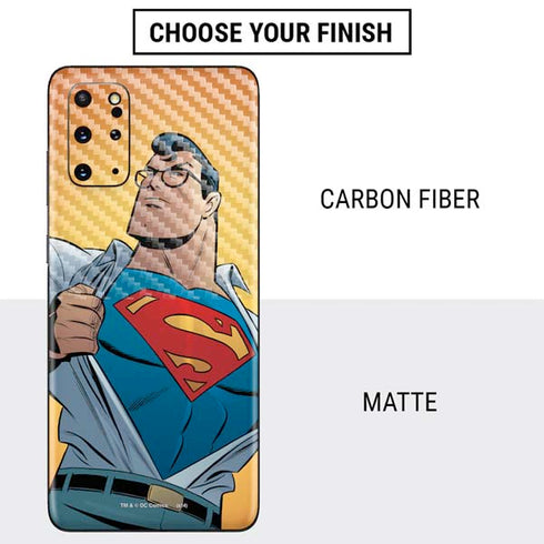 DC Comics Superman 90's Animated Series Galaxy S20 Plus Skin