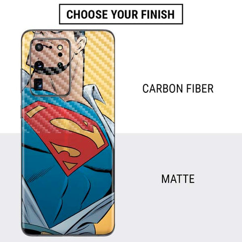 DC Comics Superman 90's Animated Series Galaxy S20 Ultra 5G Skin