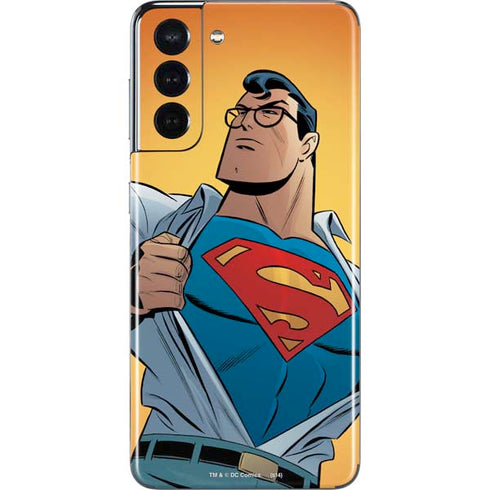 DC Comics Superman 90's Animated Series Galaxy S21 5G Skin