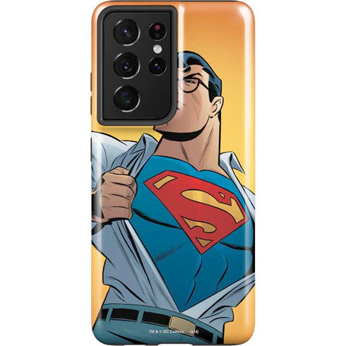DC Comics Superman 90's Animated Series Galaxy S21 Ultra 5G Pro Case