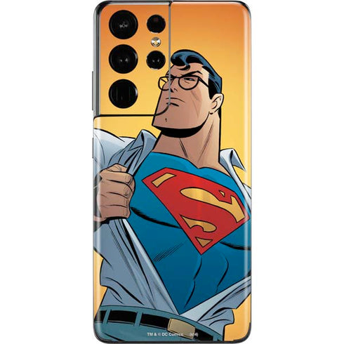 DC Comics Superman 90's Animated Series Galaxy S21 Ultra 5G Skin