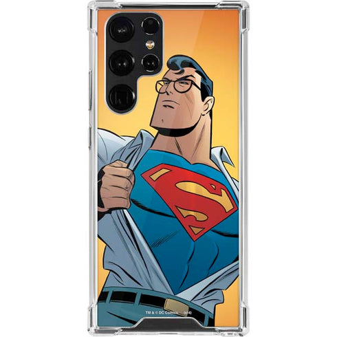 DC Comics Superman 90's Animated Series Galaxy S22 Ultra Clear Case