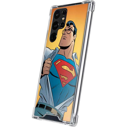DC Comics Superman 90's Animated Series Galaxy S22 Ultra Clear Case