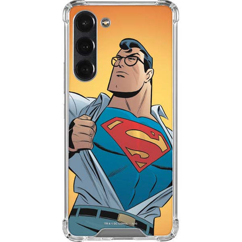 DC Comics Superman 90's Animated Series Galaxy S23 Plus Clear Case