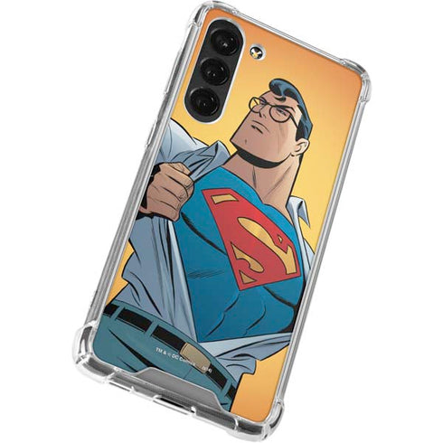 DC Comics Superman 90's Animated Series Galaxy S23 Plus Clear Case
