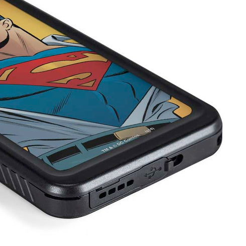 DC Comics Superman 90's Animated Series Galaxy S23 Plus Waterproof Case