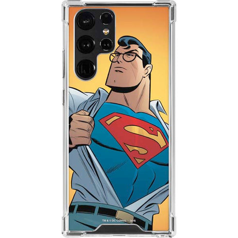 DC Comics Superman 90's Animated Series Galaxy S24 Ultra Clear Case