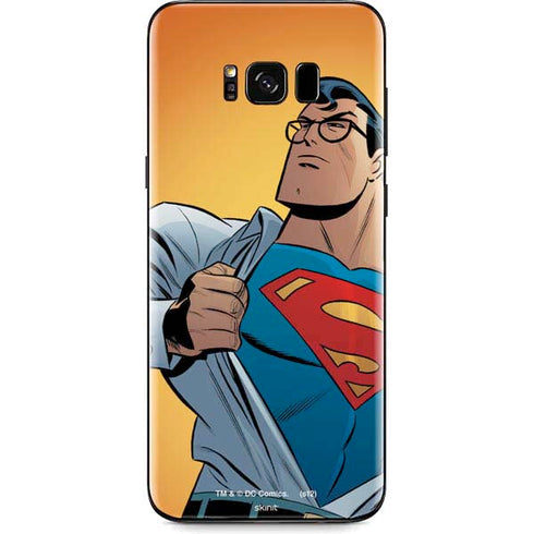 DC Comics Superman 90's Animated Series Galaxy S8 Skin