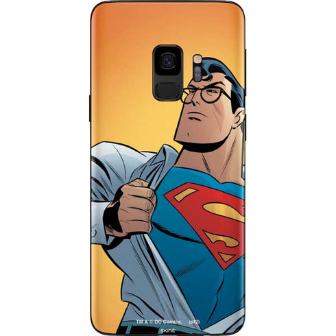 DC Comics Superman 90's Animated Series Galaxy S9 Skin