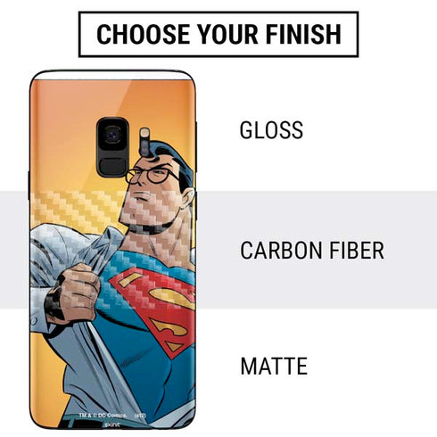 DC Comics Superman 90's Animated Series Galaxy S9 Skin