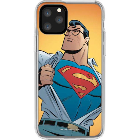 DC Comics Superman 90's Animated Series iPhone 11 Pro Clear Case