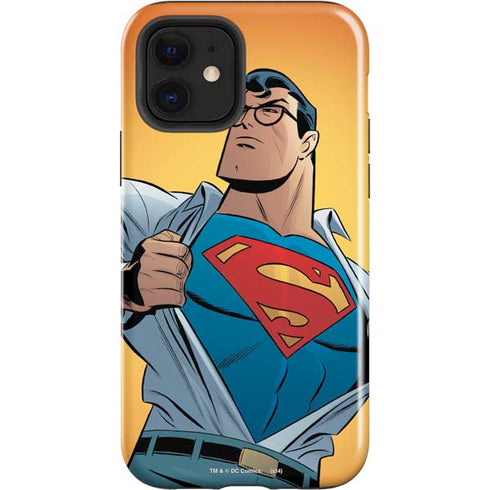DC Comics Superman 90's Animated Series iPhone 12 Impact Case