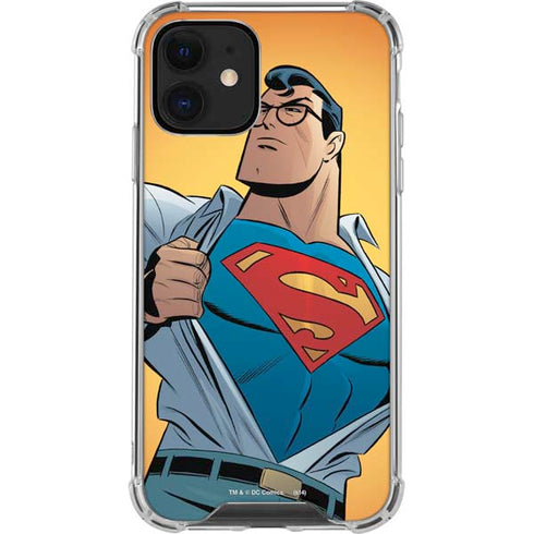 DC Comics Superman 90's Animated Series iPhone 12 Mini Clear Case