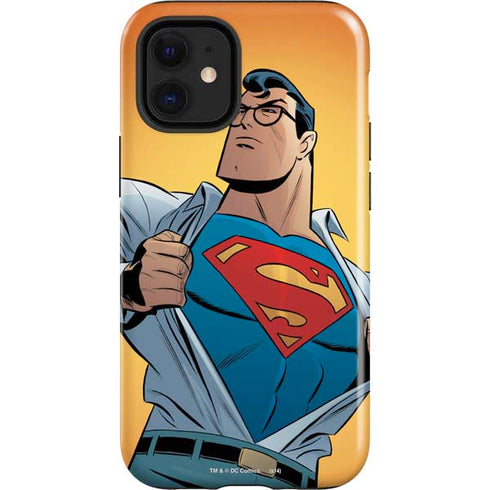 DC Comics Superman 90's Animated Series iPhone 12 Mini Impact Case