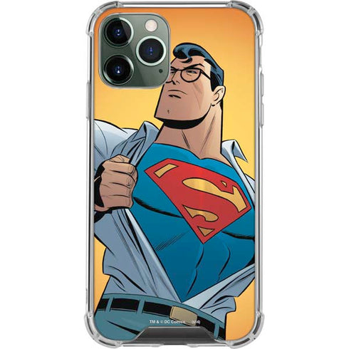 DC Comics Superman 90's Animated Series iPhone 12 Pro Clear Case