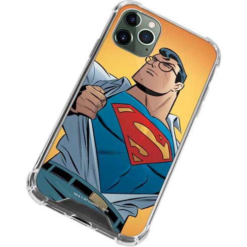 DC Comics Superman 90's Animated Series iPhone 12 Pro Clear Case
