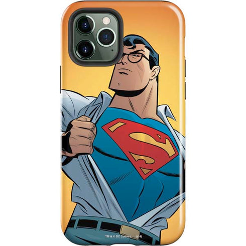 DC Comics Superman 90's Animated Series iPhone 12 Pro Impact Case