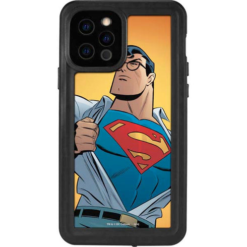 DC Comics Superman 90's Animated Series iPhone 12 Pro Waterproof Case