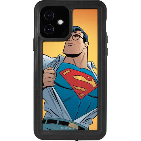 DC Comics Superman 90's Animated Series iPhone 12 Waterproof Case