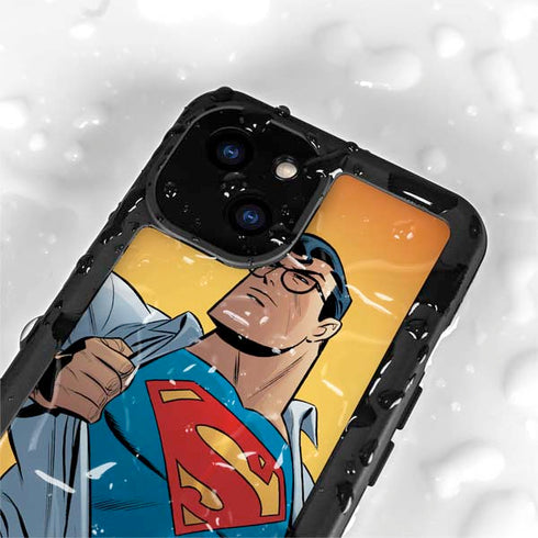 DC Comics Superman 90's Animated Series iPhone 13 Mini Waterproof Case