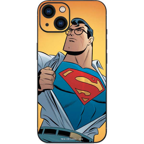 DC Comics Superman 90's Animated Series iPhone 15 Plus Skin