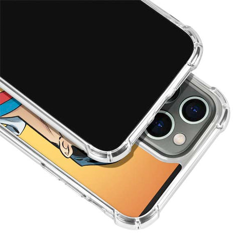 DC Comics Superman 90's Animated Series iPhone 15 Pro Clear Case