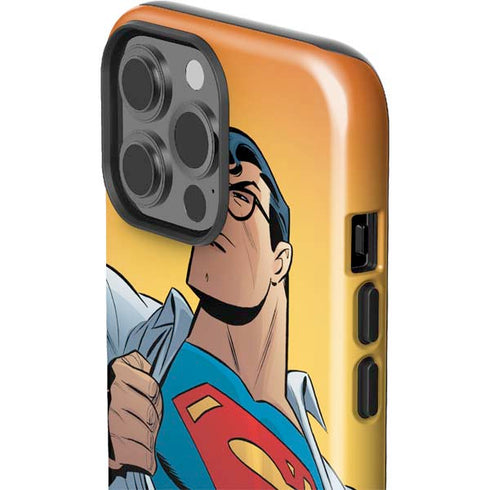 DC Comics Superman 90's Animated Series iPhone 15 Pro Max Impact Case