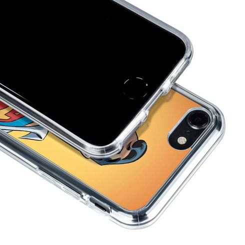 DC Comics Superman 90's Animated Series iPhone SE (2nd & 3rd Gen) Clear Case