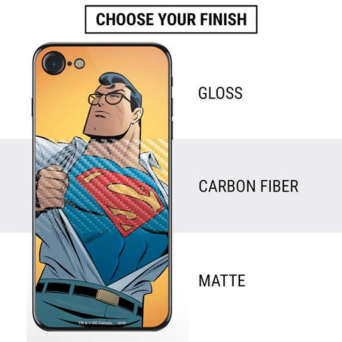 DC Comics Superman 90's Animated Series iPhone SE (2nd & 3rd Gen) Skin