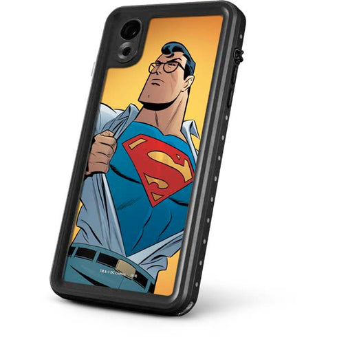 DC Comics Superman 90's Animated Series iPhone XR Waterproof Case