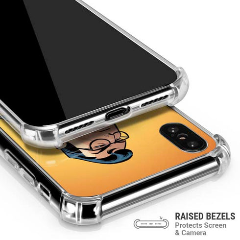 DC Comics Superman 90's Animated Series iPhone XS Max Clear Case