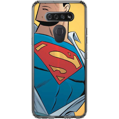 DC Comics Superman 90's Animated Series LG K51/Q51 Clear Case