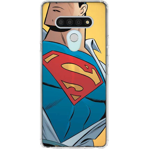 DC Comics Superman 90's Animated Series LG Stylo 6 Clear Case