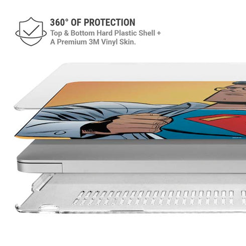 DC Comics Superman 90's Animated Series MacBook Air 13in M1 (2021) Case plus Skin