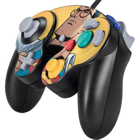 DC Comics Superman 90's Animated Series Nintendo GameCube Controller Skin