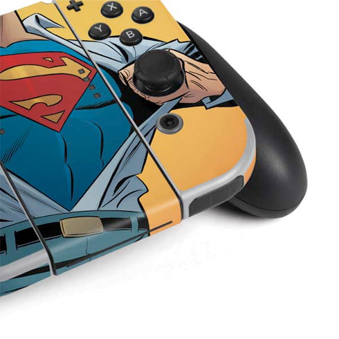 DC Comics Superman 90's Animated Series Nintendo Switch OLED (2021) Skin