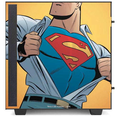 DC Comics Superman 90's Animated Series NZXT H510 Compact ATX Mid-Tower Case Skin