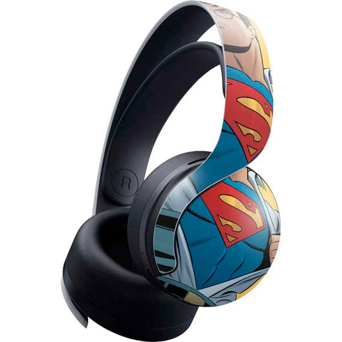DC Comics Superman 90's Animated Series PULSE 3D Wireless Headset for PS5 Skin
