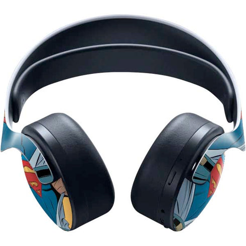 DC Comics Superman 90's Animated Series PULSE 3D Wireless Headset for PS5 Skin