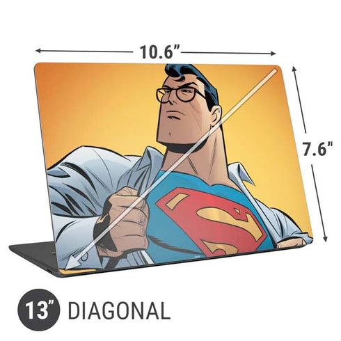 DC Comics Superman 90's Animated Series Universal Laptop 13in (10.6 x 7.6in) Skin