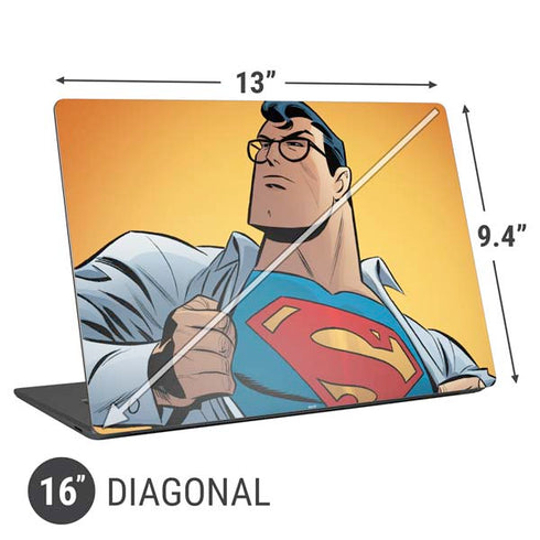DC Comics Superman 90's Animated Series Universal Laptop 16in (13 x 9.4in) Skin