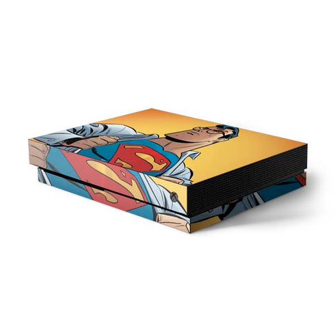 DC Comics Superman 90's Animated Series Xbox One X Console Skin