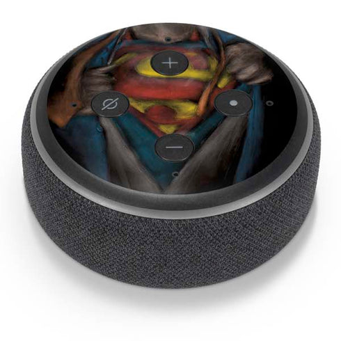 DC Comics Superman Pastel Art Amazon Echo Dot Skin