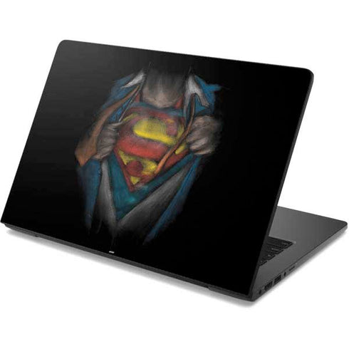 DC Comics Superman Pastel Art Dell Chromebook Skin