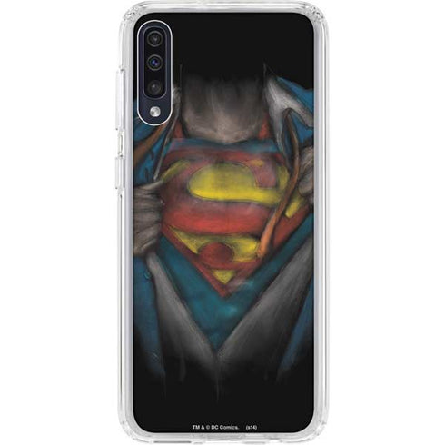 DC Comics Superman Pastel Art Galaxy A50 Clear Case