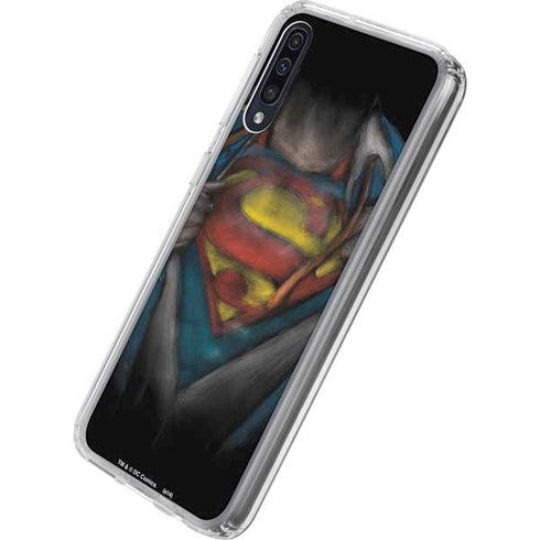 DC Comics Superman Pastel Art Galaxy A50 Clear Case